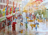 Click to see a larger image of 'Soft Rain at Quincy Market'